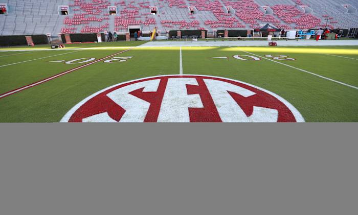 SEC logo at Bryant-Denny Stadium